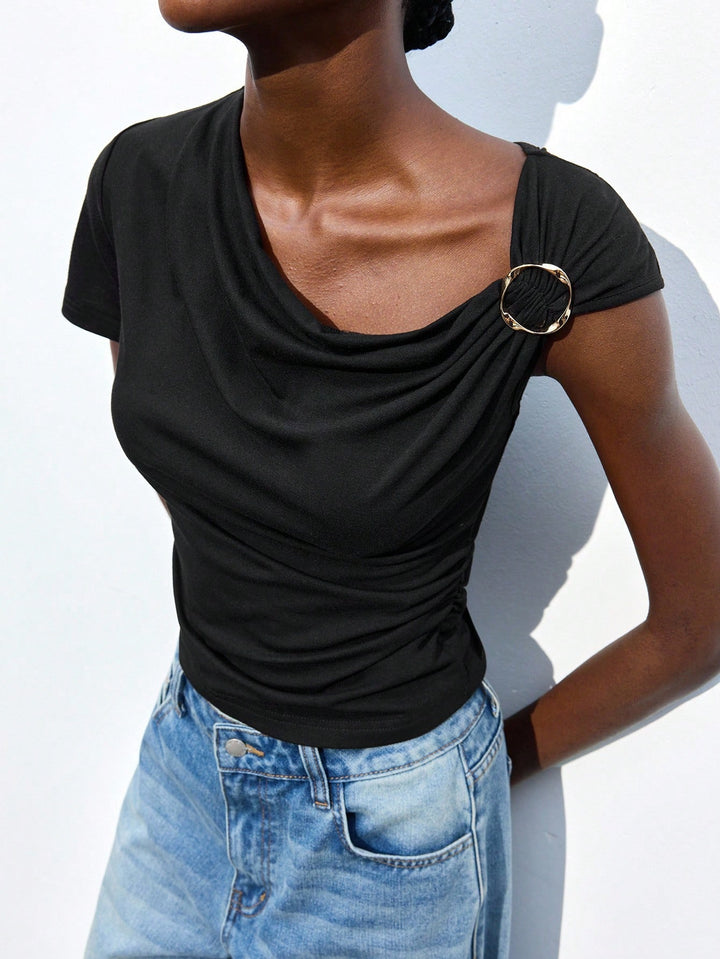 Top SHEIN, negru