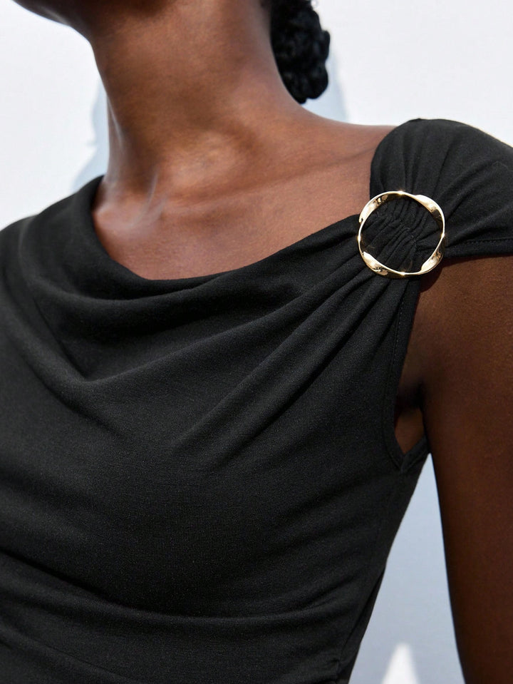 Top SHEIN, negru