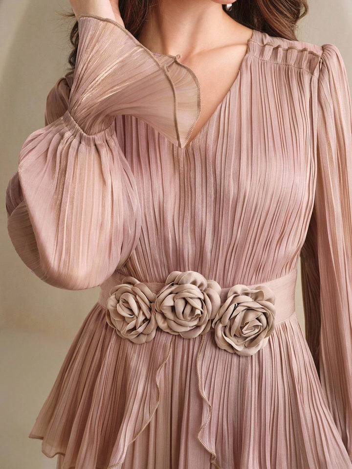 Rochie maxi SHEIN, vișiniu