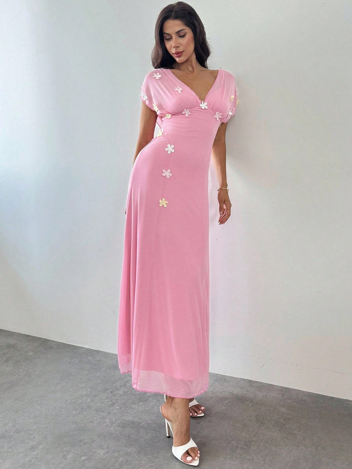 Rochie maxi SHEIN, roz