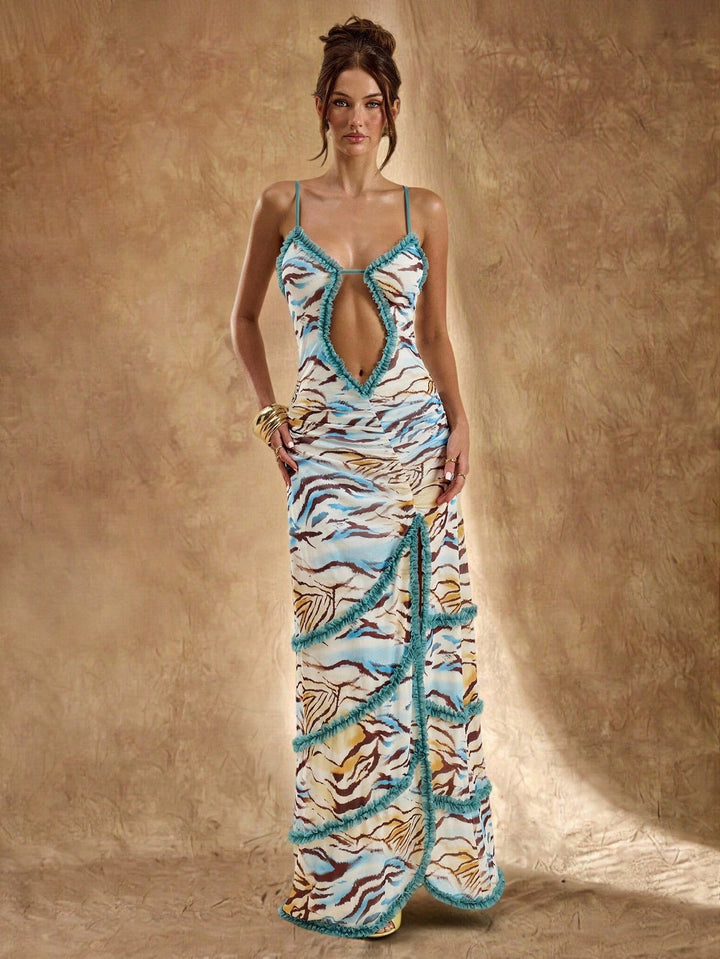 Rochie maxi SHEIN, albastru