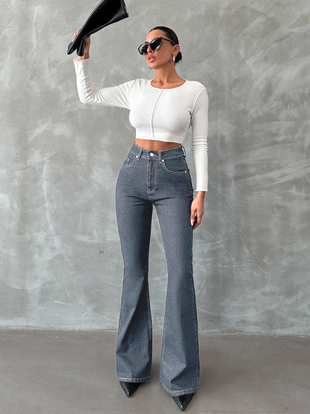Jeans SHEIN, albastru