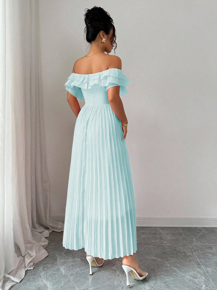 Rochie midi SHEIN, turcoaz