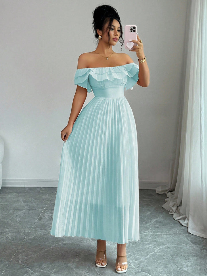 Rochie midi SHEIN, turcoaz