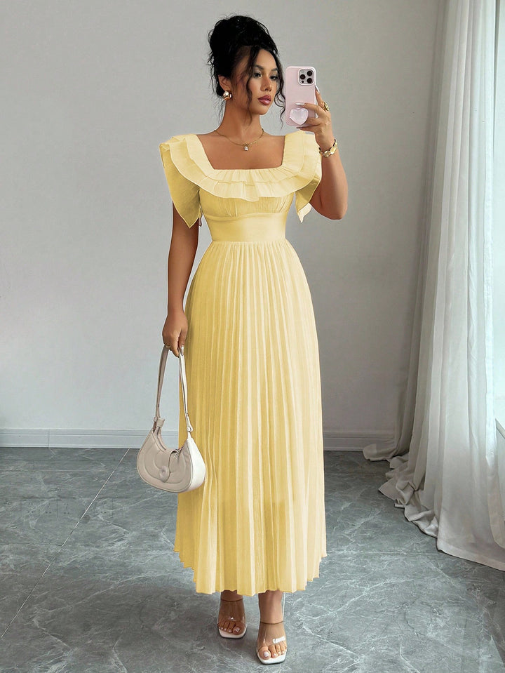Rochie midi SHEIN, galben