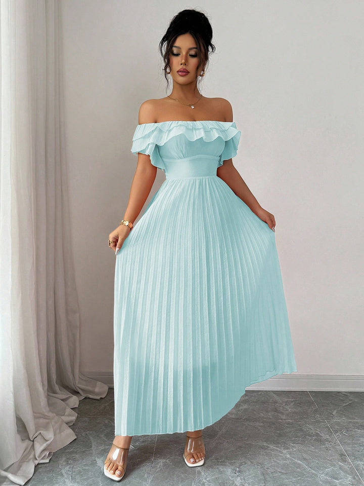 Rochie midi SHEIN, turcoaz