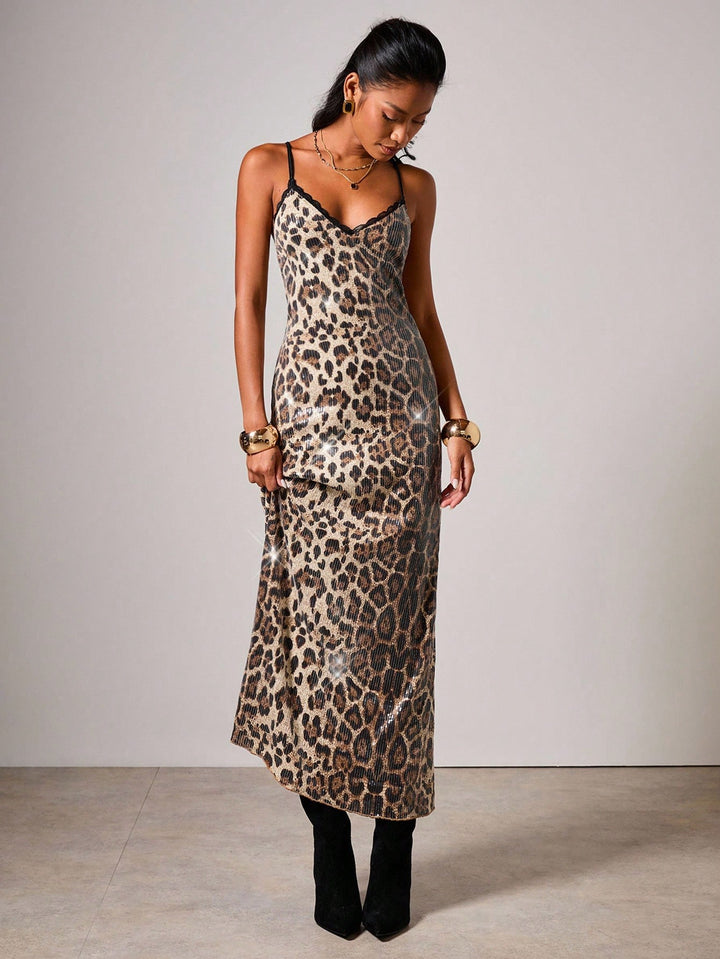 Rochie maxi SHEIN, maro
