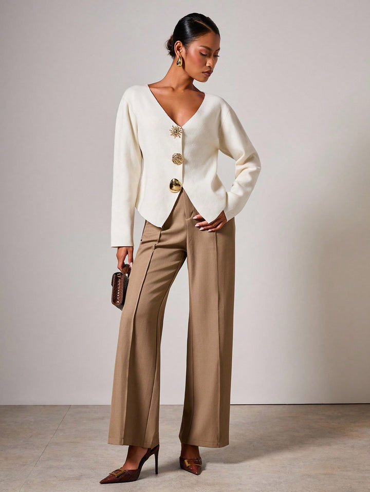 Cardigan SHEIN, crem