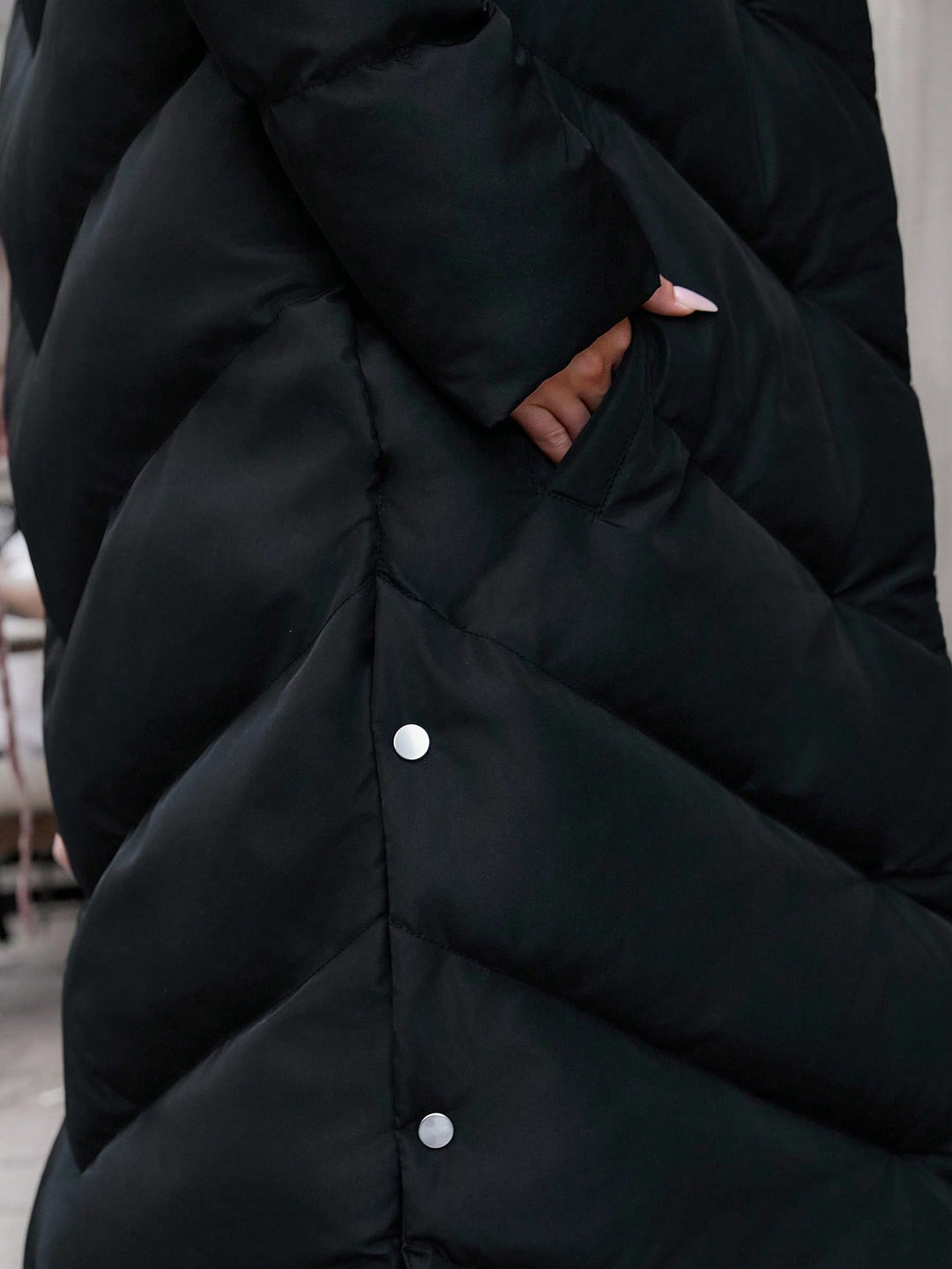 SHEIN Coat, black