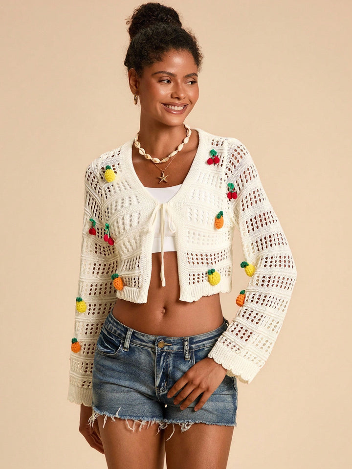 Cardigan SHEIN, alb