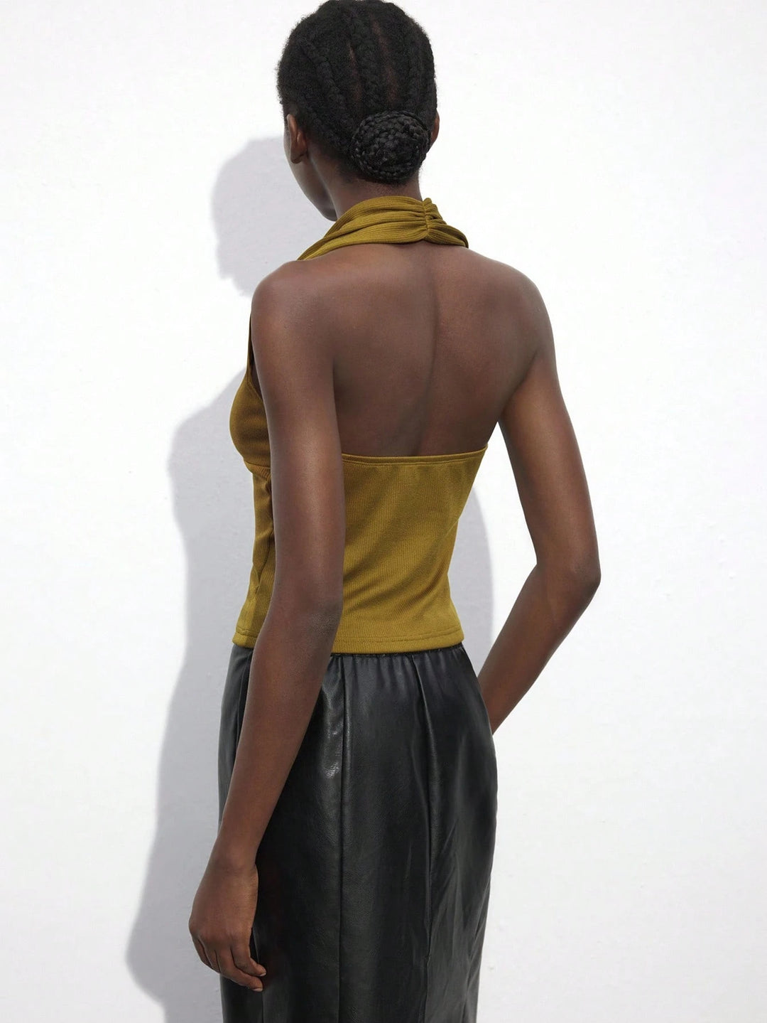 Top SHEIN, kaki