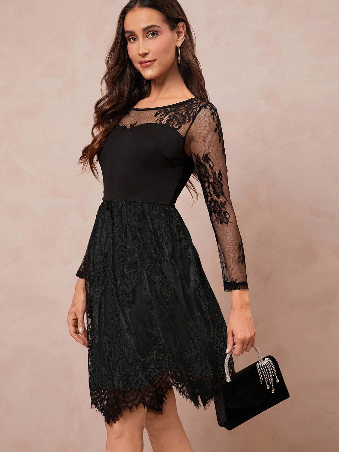 Rochie scurtă SHEIN, negru