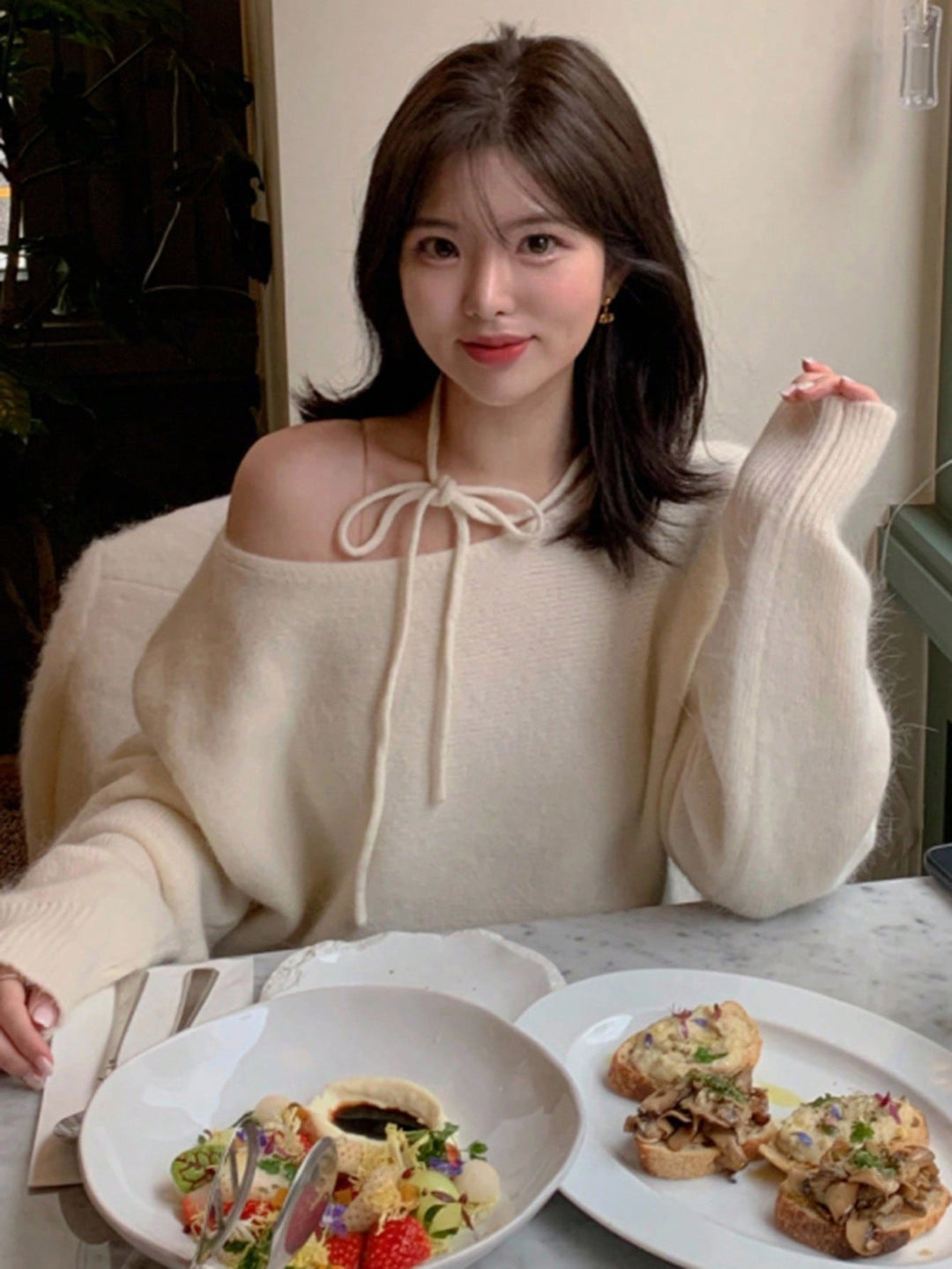Pulover SHEIN, bej