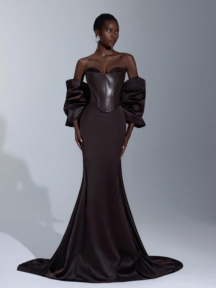 Rochie SHEIN, maro