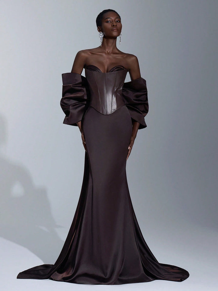 Rochie SHEIN, maro