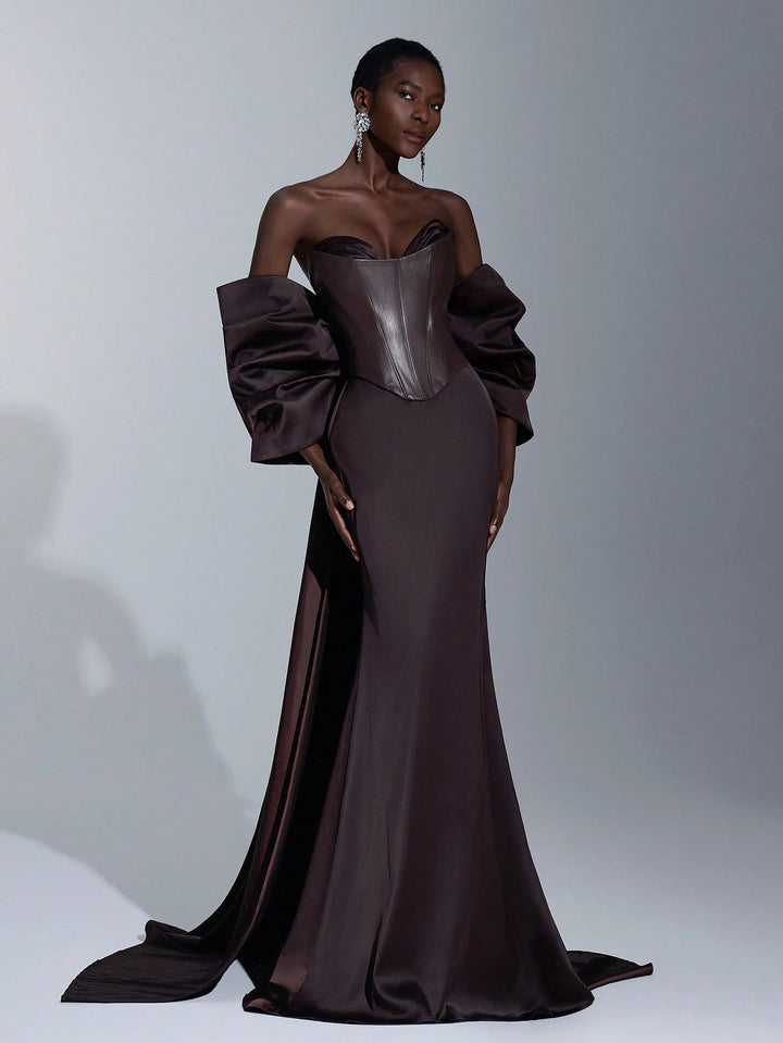 Rochie SHEIN, maro