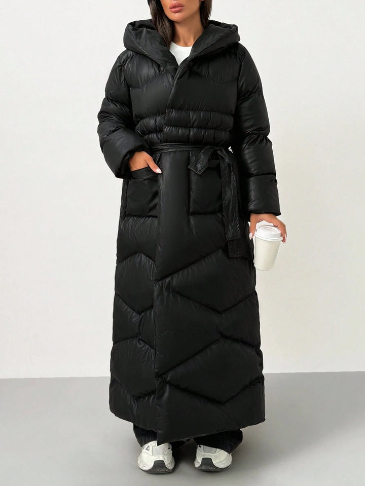 Geacă lungă SHEIN, negru