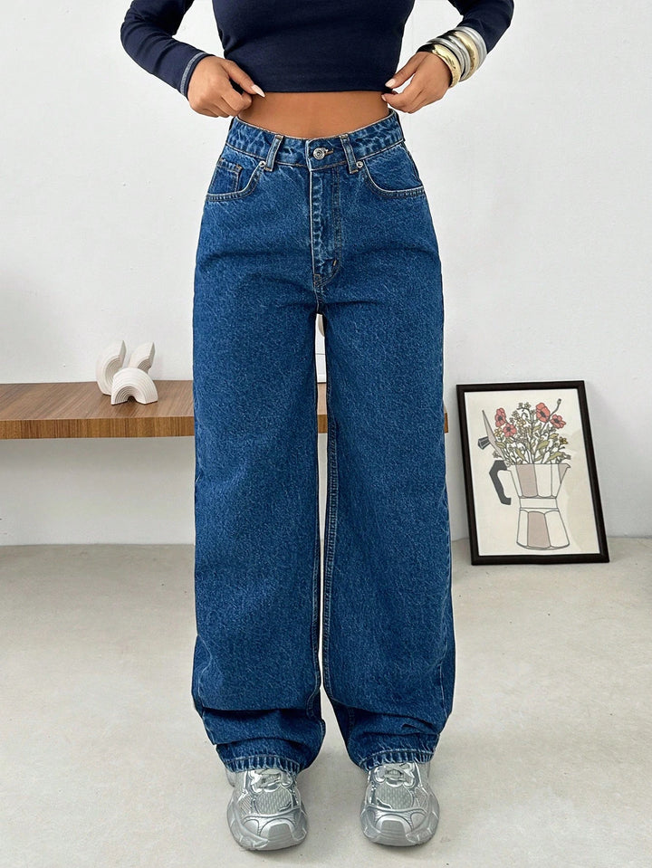 Jeans SHEIN, albastru