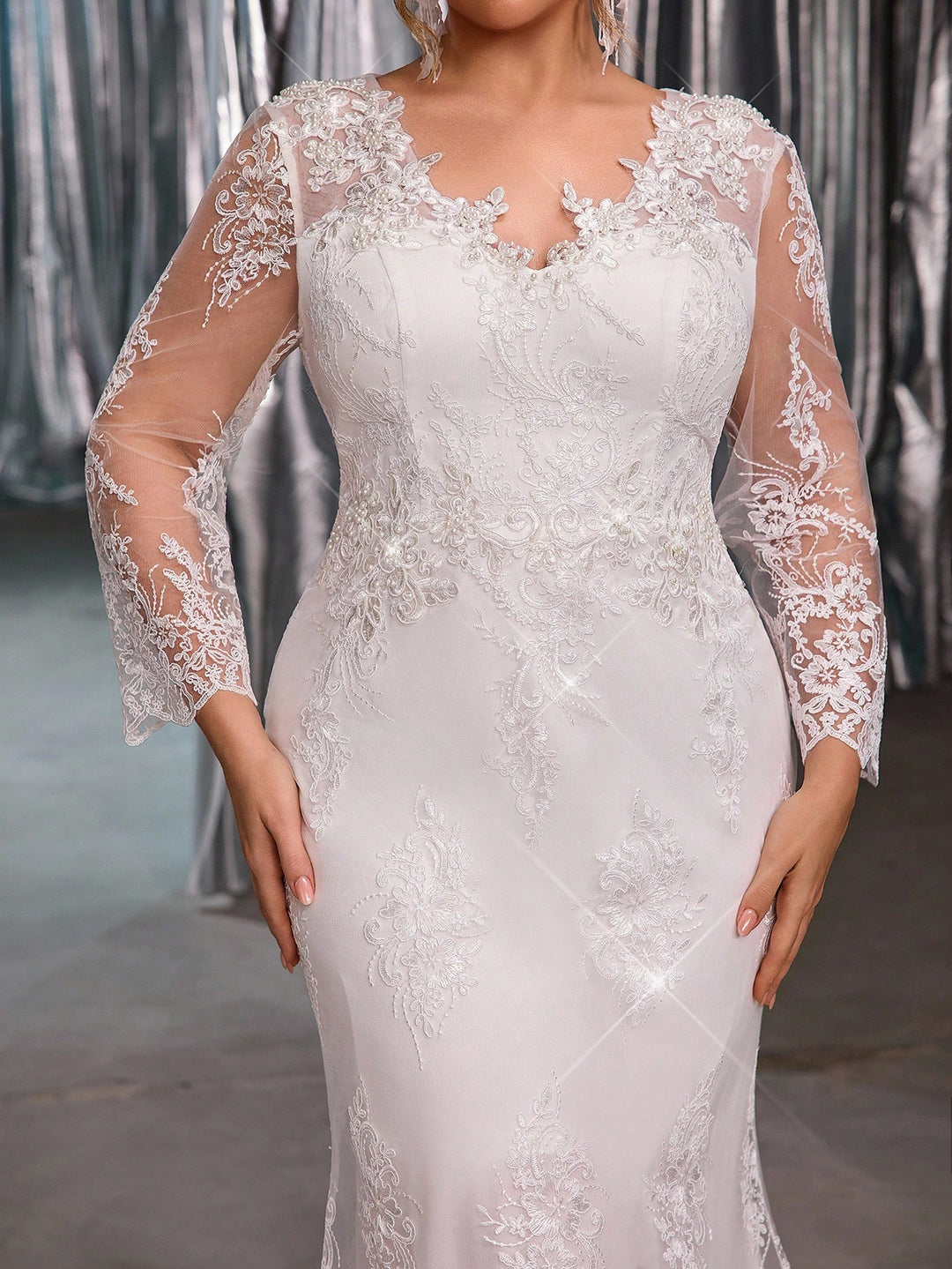 Rochie de ocazie și bridal SHEIN, alb