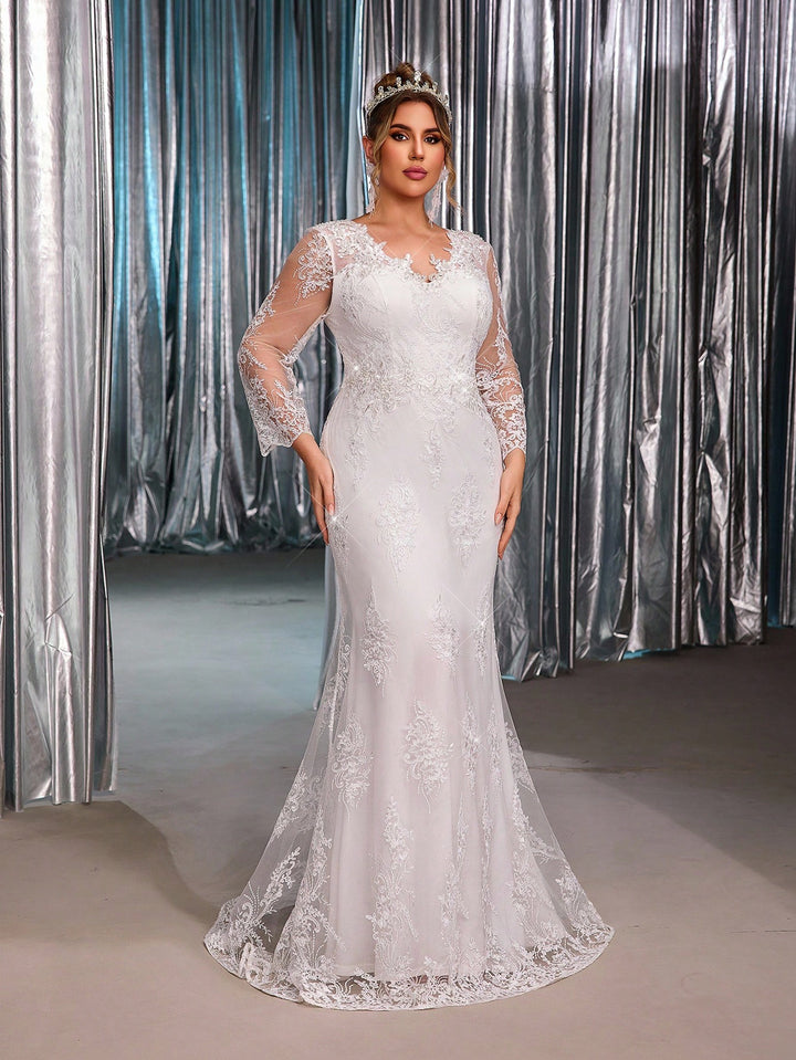 Rochie de ocazie și bridal SHEIN, alb