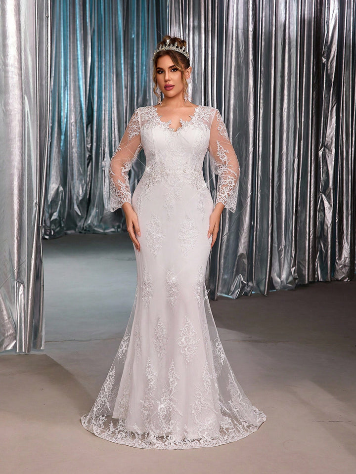 Rochie de ocazie și bridal SHEIN, alb