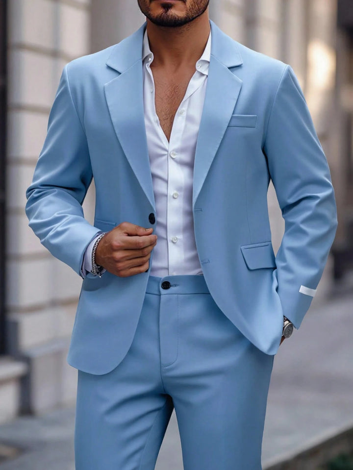 Costum SHEIN, albastru