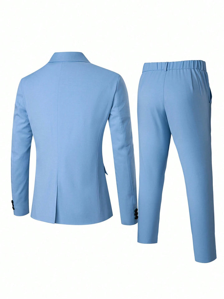 Costum SHEIN, albastru