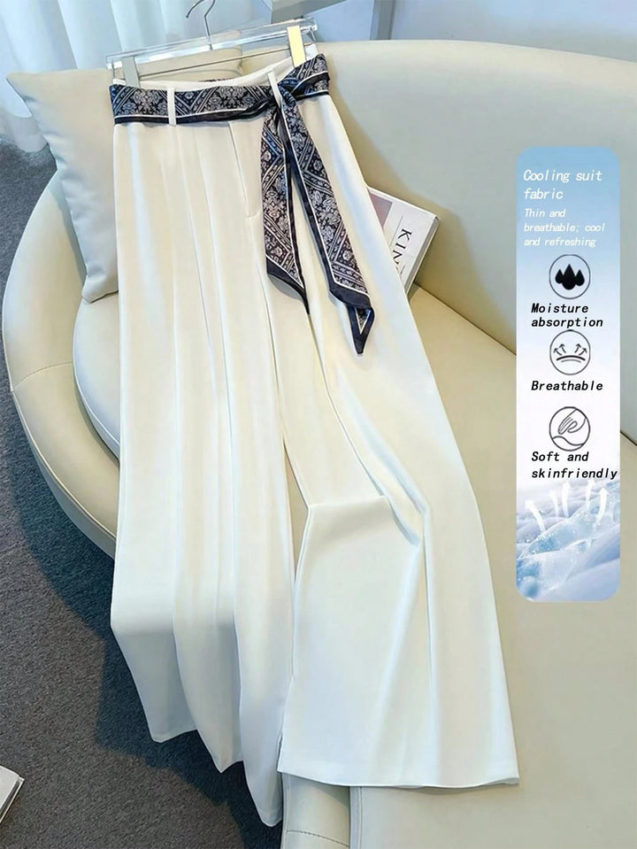 Pantaloni Shein, alb
