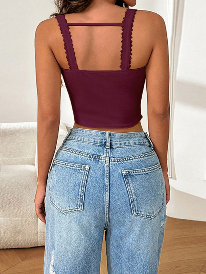 Top SHEIN, vișiniu