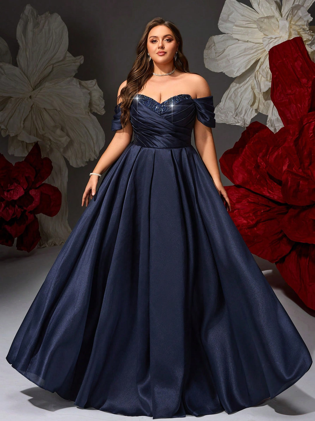 Rochie de ocazie SHEIN, albastru
