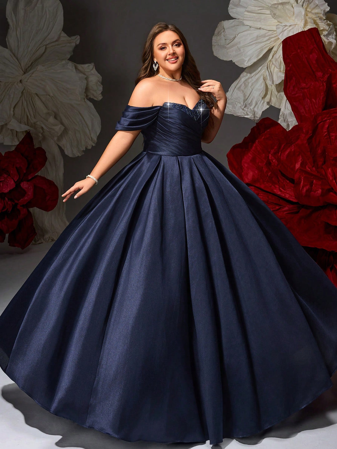 Rochie de ocazie SHEIN, albastru
