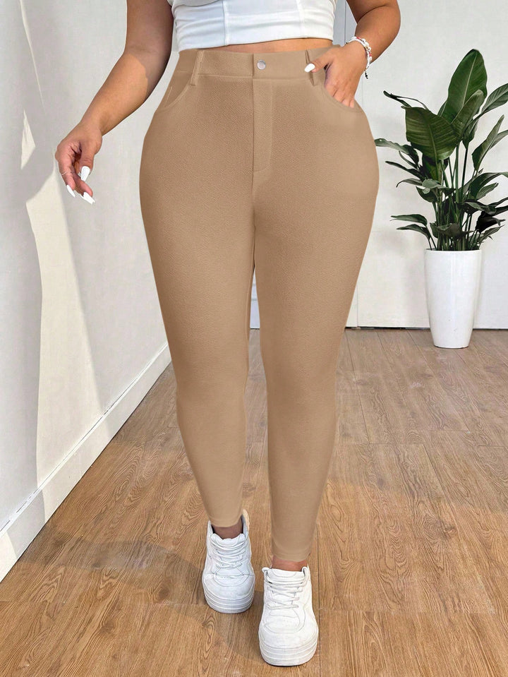 Pantaloni SHEIN, kaki