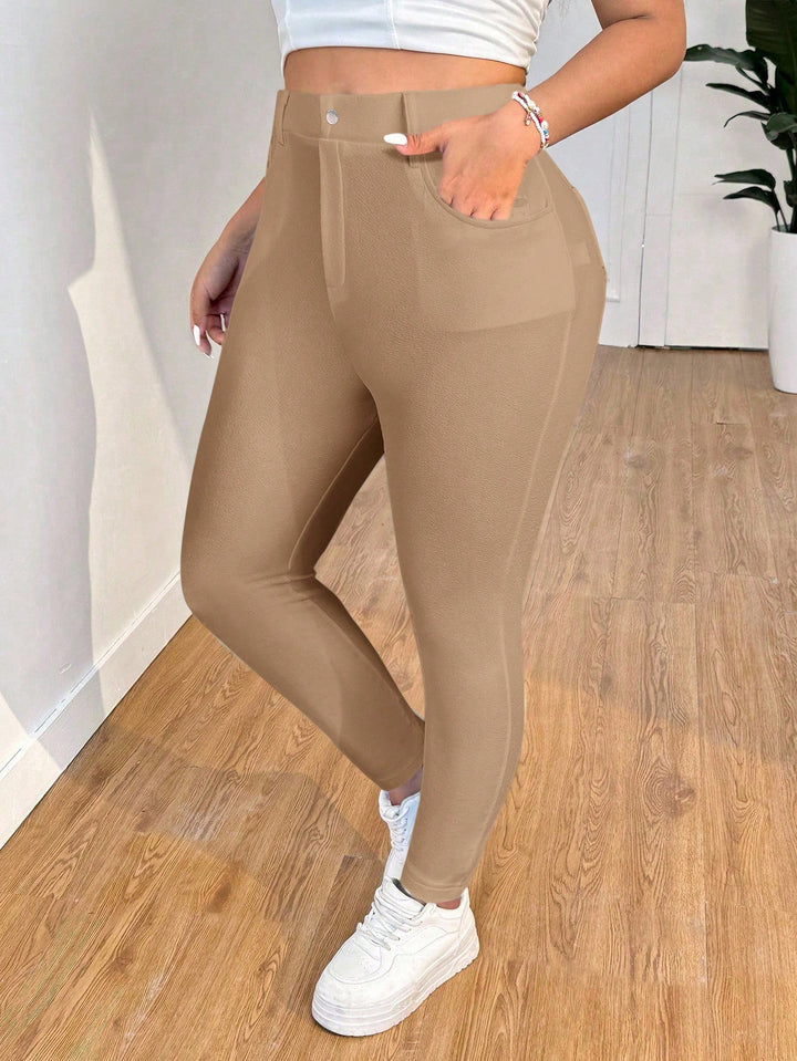 Pantaloni SHEIN, kaki