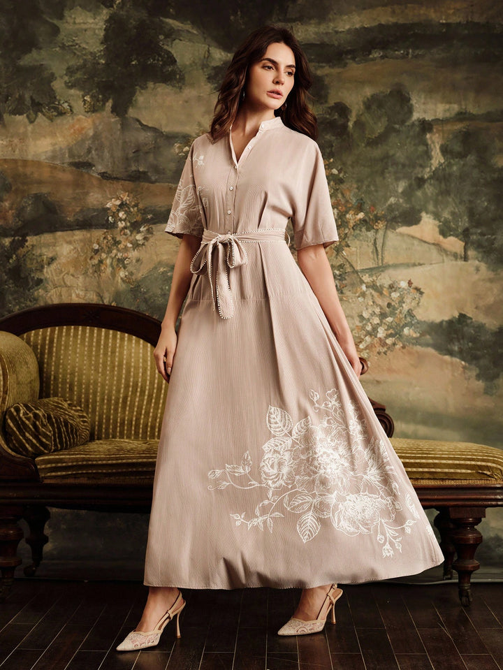 Rochie maxi SHEIN, vișiniu