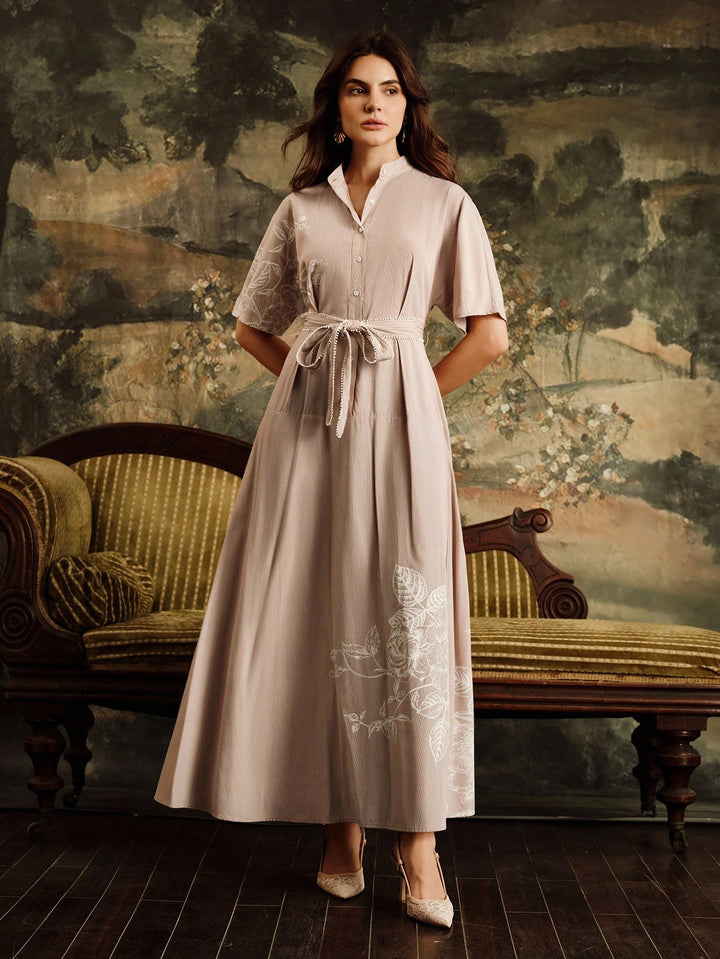 Rochie maxi SHEIN, vișiniu