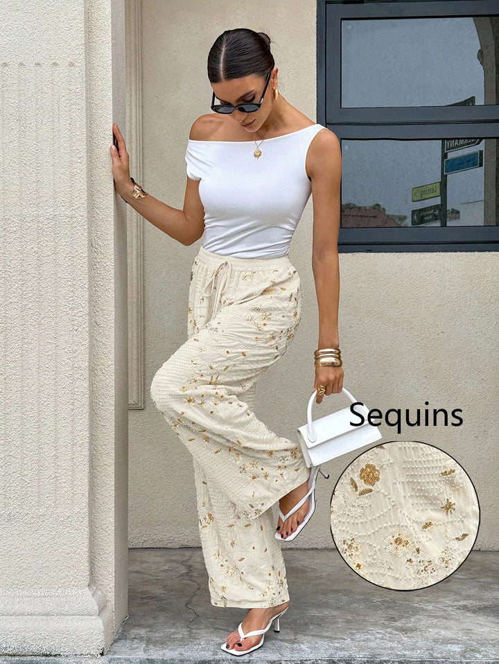 Pantaloni SHEIN, portocaliu