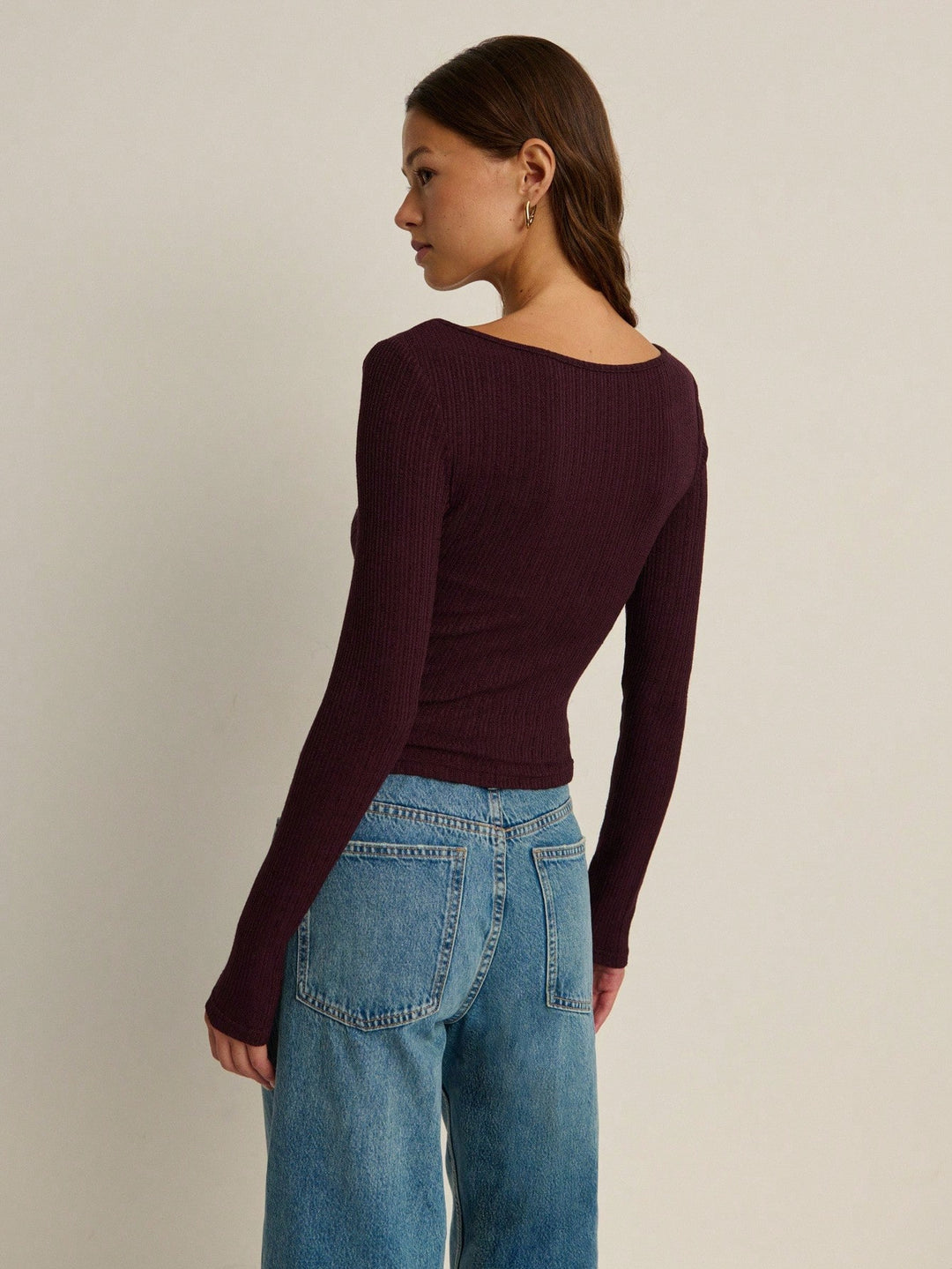 Top SHEIN, vișiniu