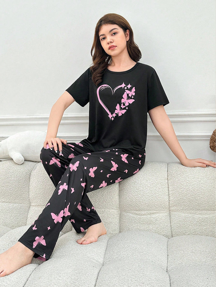 Pijama SHEIN, negru