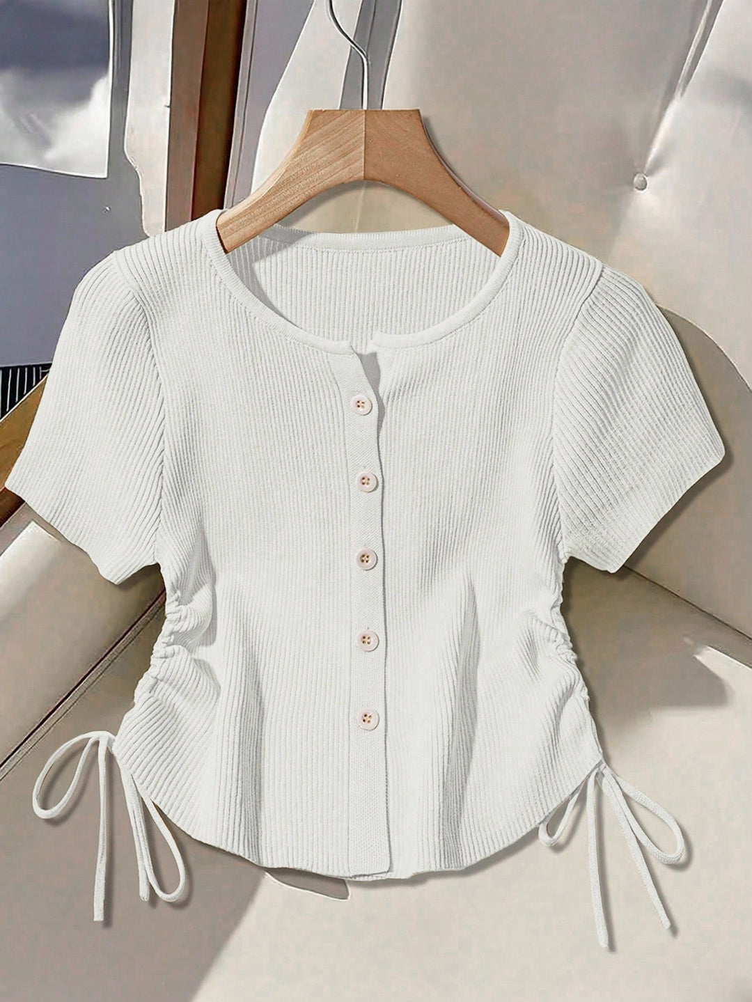 Cardigan SHEIN, alb
