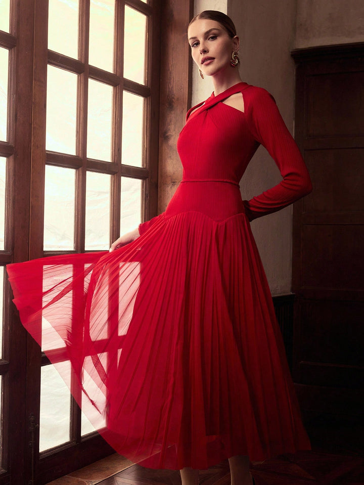 Rochie maxi SHEIN, roșu