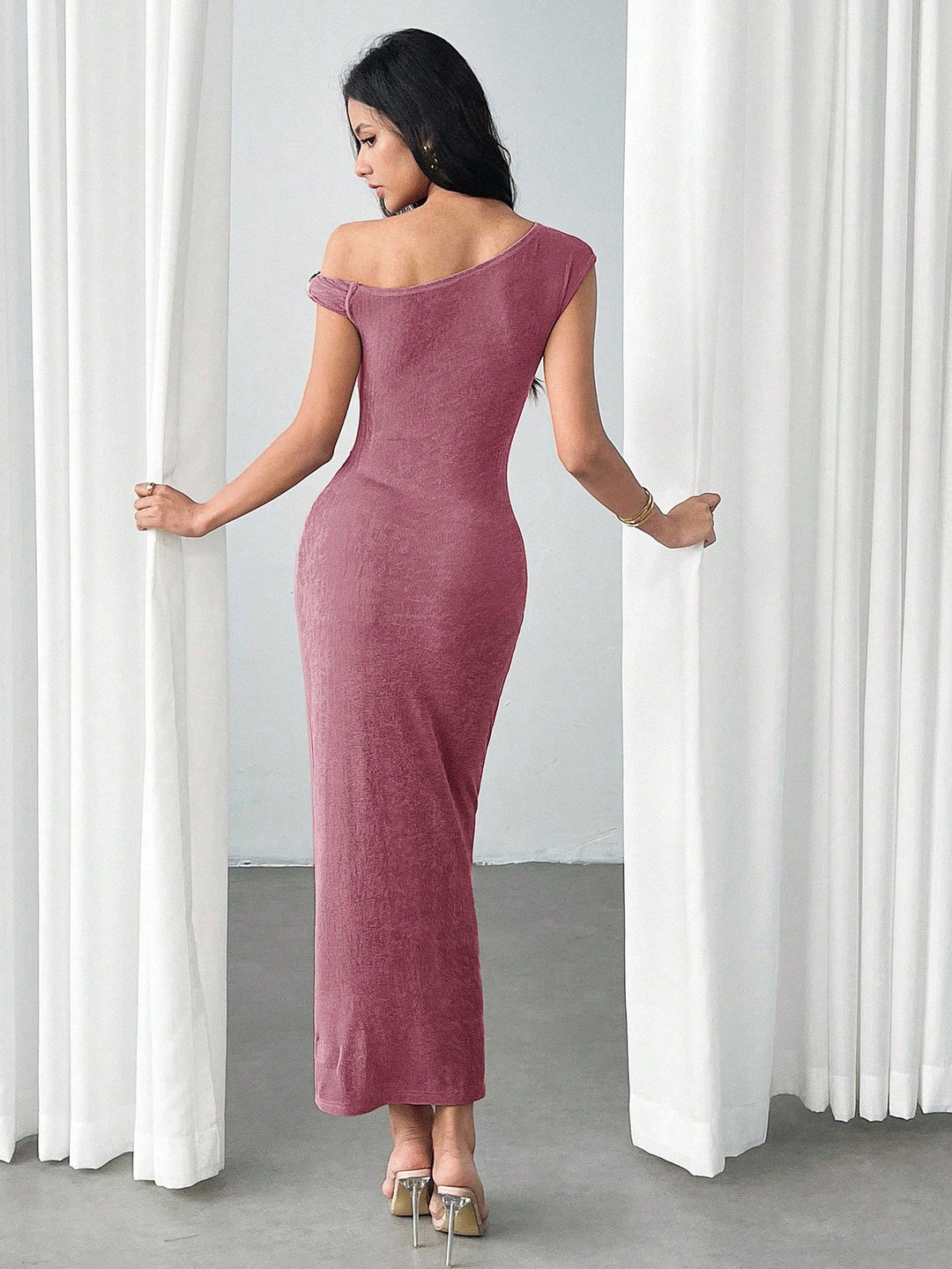 Rochie maxi SHEIN, roz