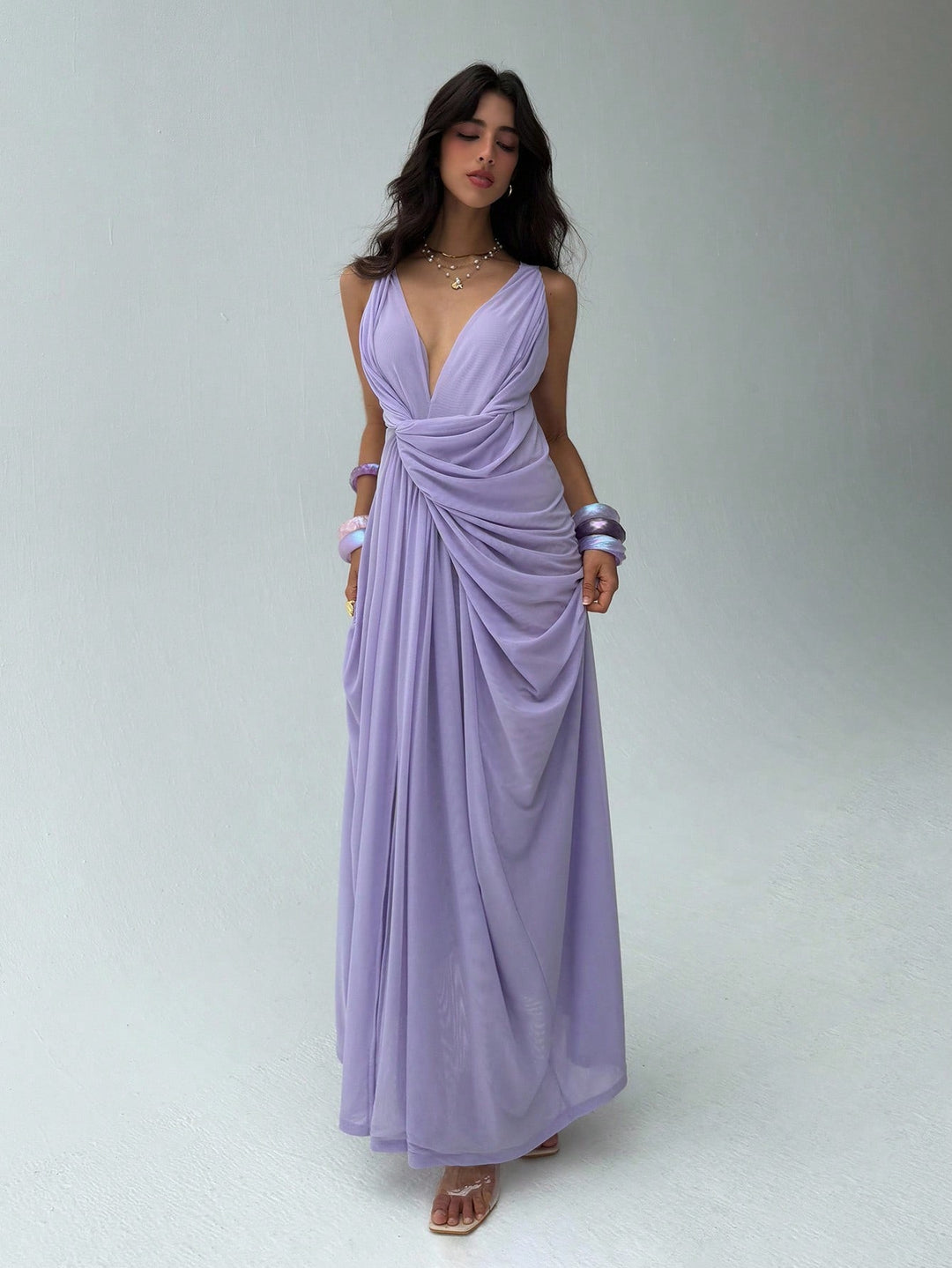 Rochie maxi SHEIN, mov