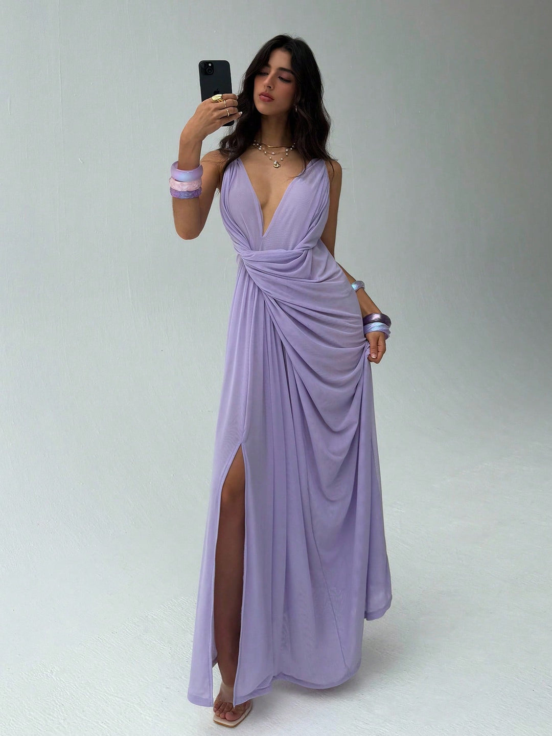 Rochie maxi SHEIN, mov