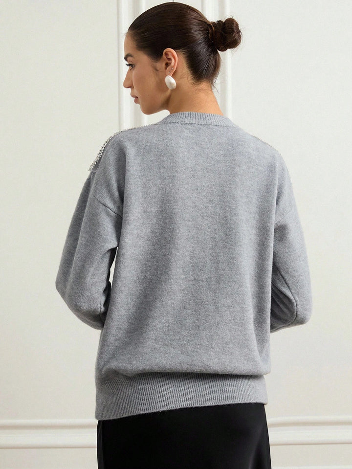 Pulover SHEIN, gri