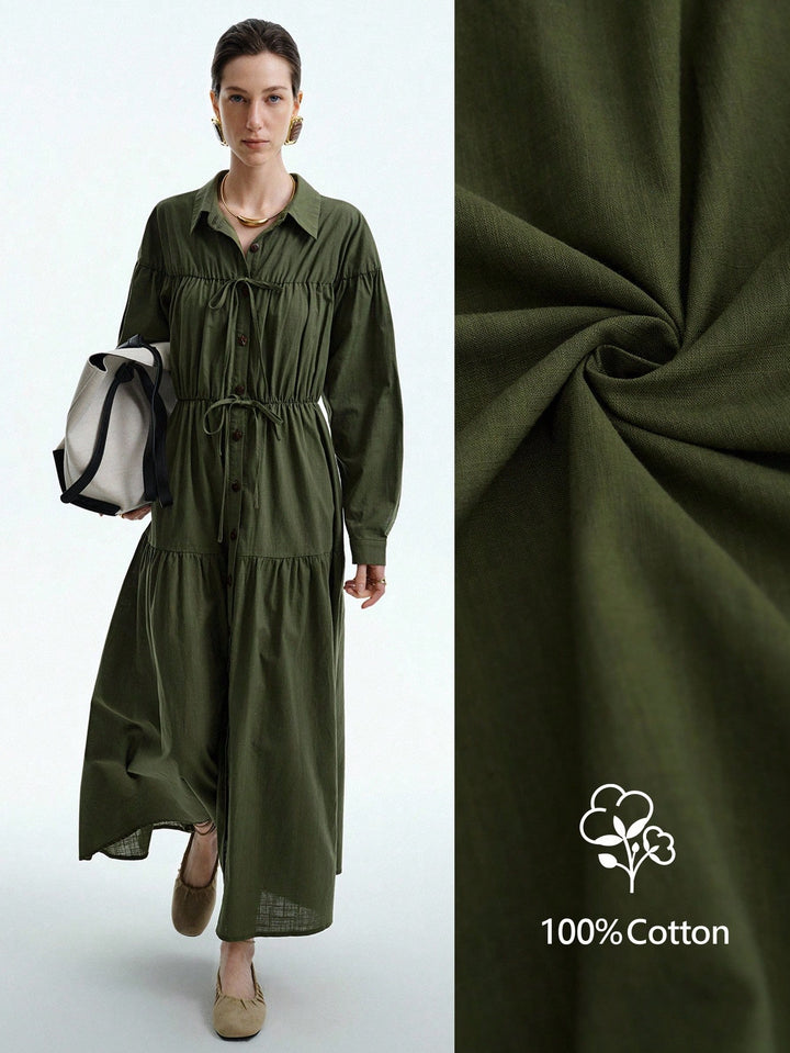 Rochie maxi SHEIN, verde