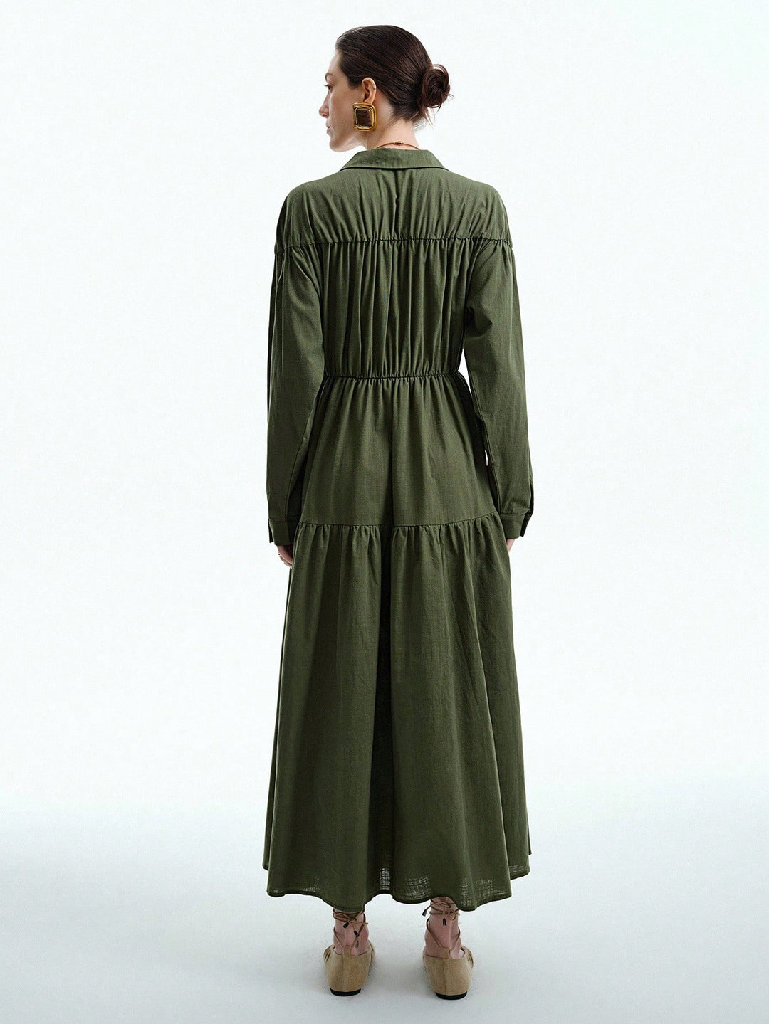 Rochie maxi SHEIN, verde