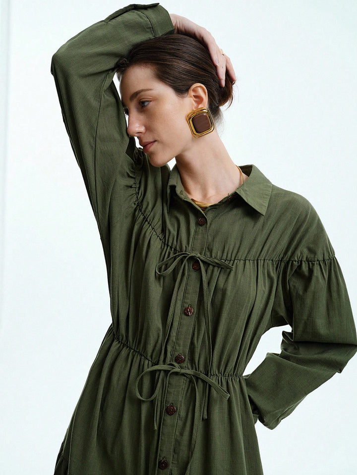 Rochie maxi SHEIN, verde