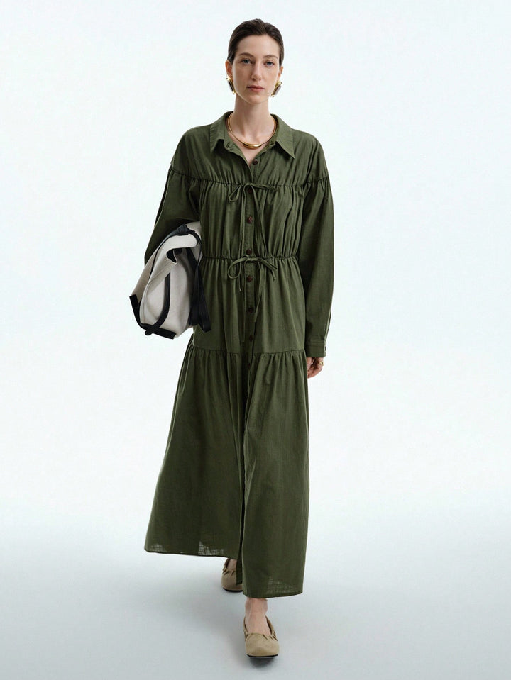 Rochie maxi SHEIN, verde