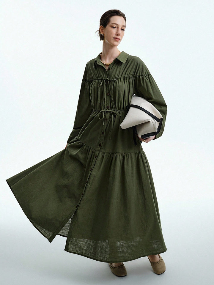 Rochie maxi SHEIN, verde