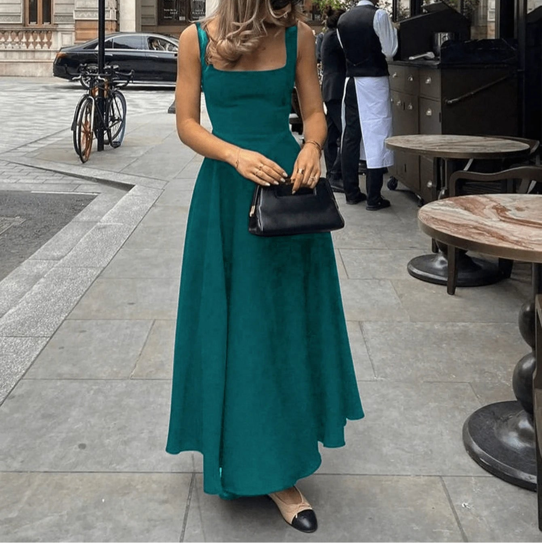 SHEIN maxi ruha, türkiz